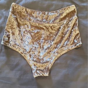 Pole Dance bottoms ~ size M ~ Velvety Material ~ NWOT ~ high waist ~